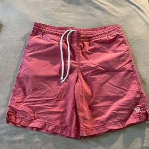 Abercrombie and Fitch Bermuda Shorts Red/ Coral Men